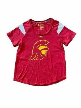 USC Trojans Red Varsity Stripe Tee Medium